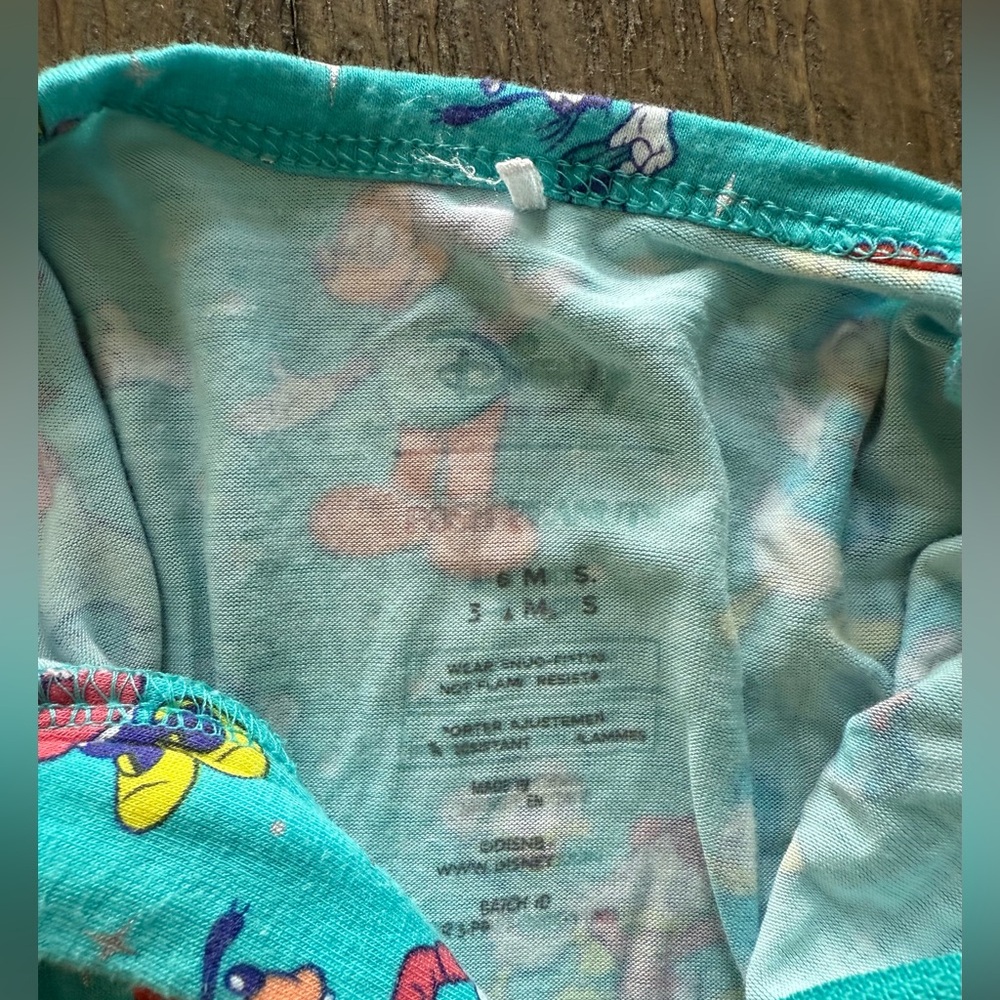 Posh Peanut Disney 100 Print Bamboo Sleeper with silver foil - Picture 2 of 3